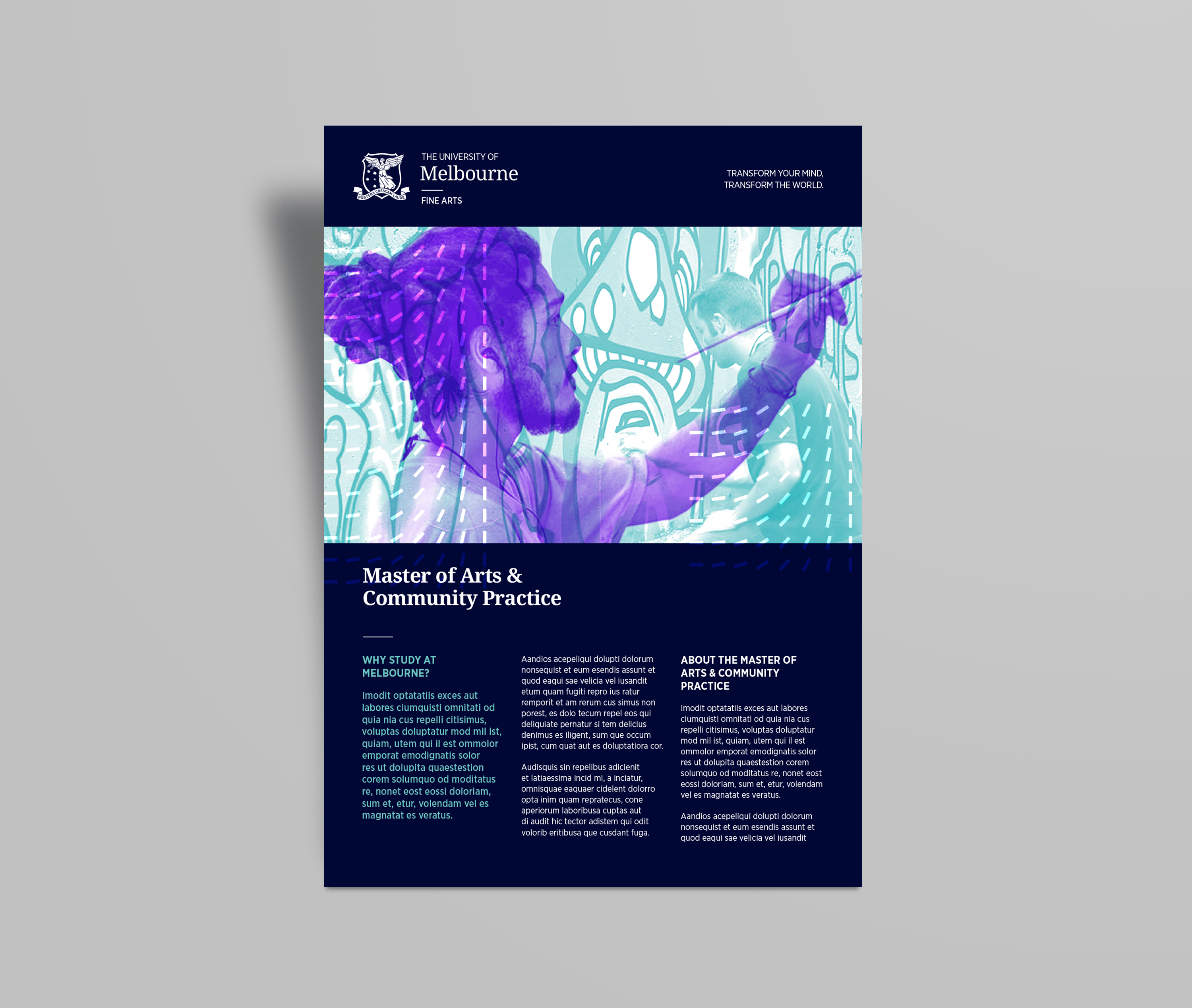 Direction 3 - flyer design